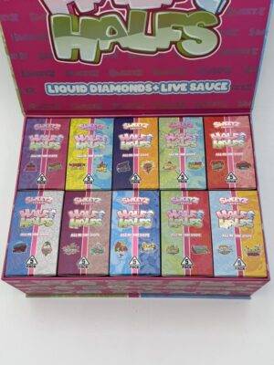 Sweetz Exotics Half & Halfs Disposable | 50 pack variety box