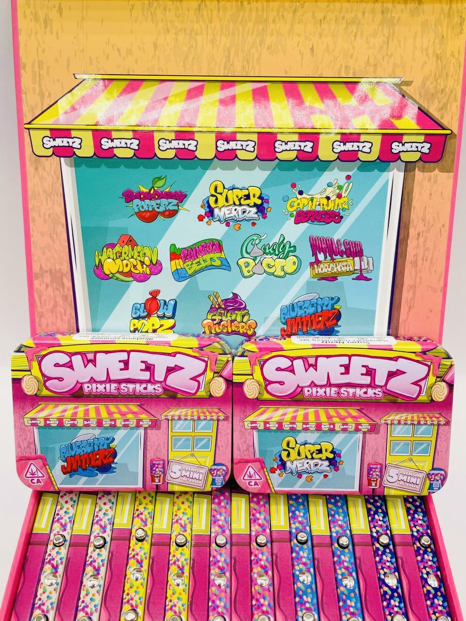 Sweetz Exoticz Pixie Sticks Premium Mini Pre Rolls